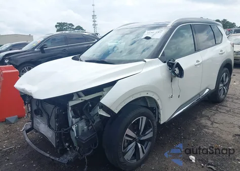 2021 Nissan Rogue Sl Fwd из США, поврежденный, VIN JN8AT3CA7MW026880